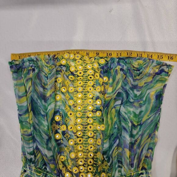 Ramy Brook Mick Dress Women’s Size M Strapless Tiered Floral Print NWT - Picture 7 of 11